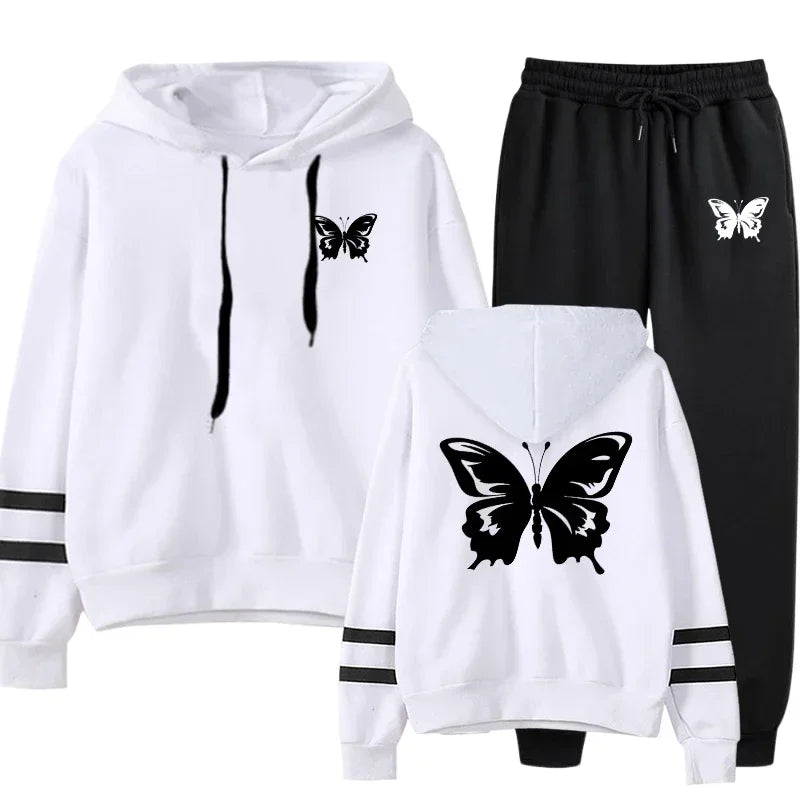 Women’s Hoodie Sweatshirt & Sweatpants Set – Everyday Comfort & Style
